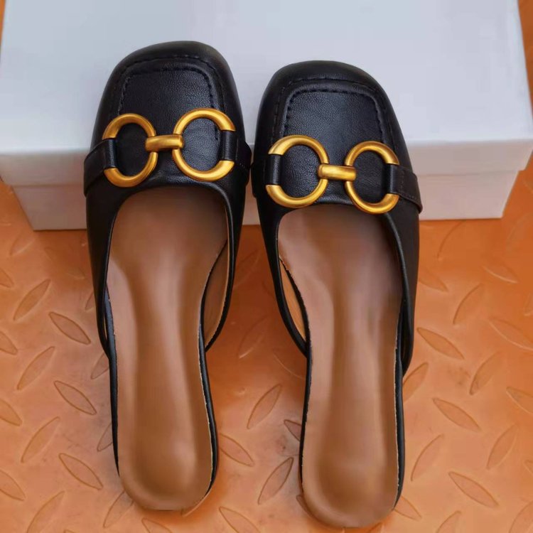 Chic Damen Schuhe aus Synthetischem Leder mit Metallstängung – Elegante, Bequeme Flache Schuhe für Formelle und Freizeit Outfits 12