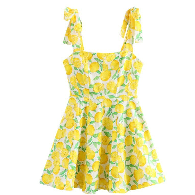 Dam Sommarklänning Justerbara Remmar Citrusdesign Bomix 6