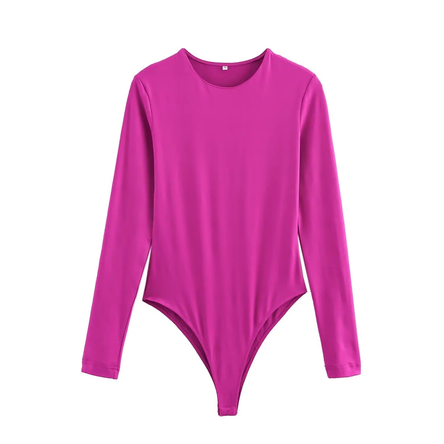 Kvinnors Bodysuit Långärmad Elegant Mjuk Tyg 8