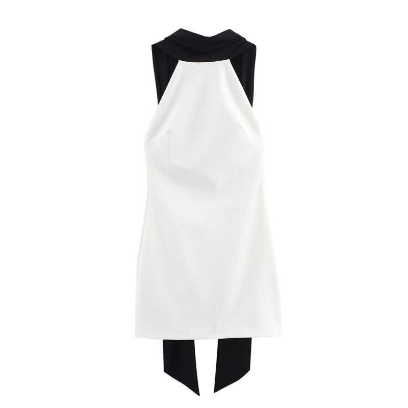 Variant image for Flicka A-Line Klänning Broderad Polyester Halterneck-4