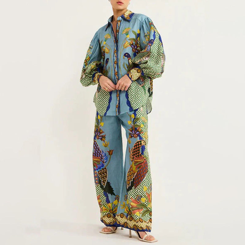 Dam Fritidsensemble Djurtryck Syntetisk Blandning 3