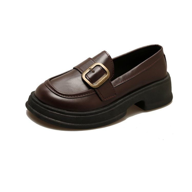 Variant image for Kvinnor Loafers Elegant Spänne Lättvårdad Material-3