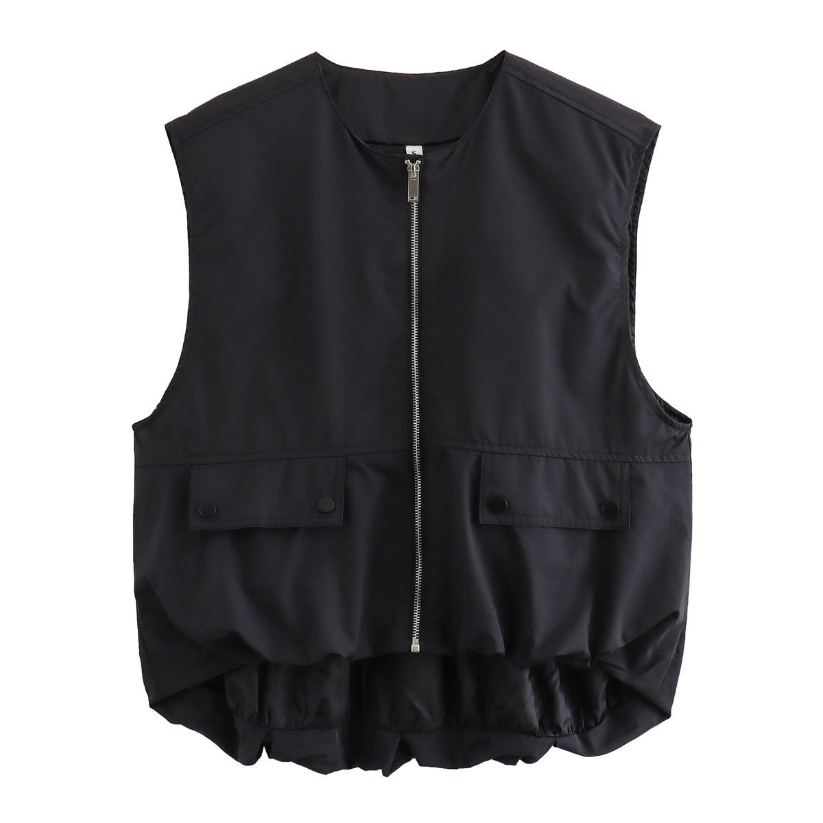 Dam Cardigan Västar Polyester Bomull-5