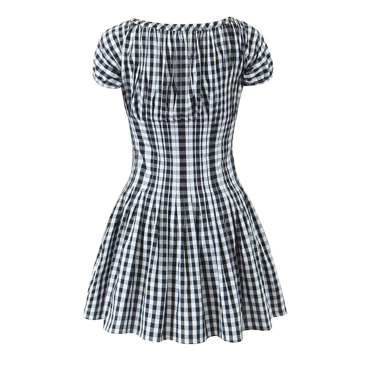 Kvinnor A-Line Klänning Kortärmad Polyester-2