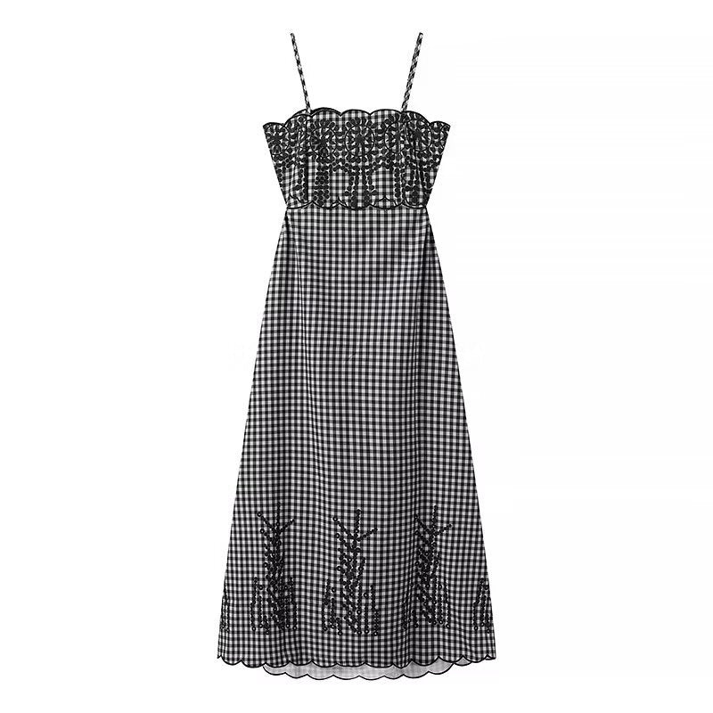 Dam Maxiklänning Blommig Design Flödande Material 5