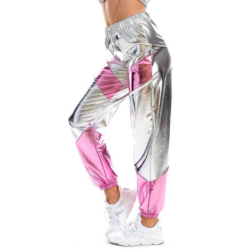 Dam Joggingbyxor Sportig Polyester med Elastisk Midja och Snörning 3