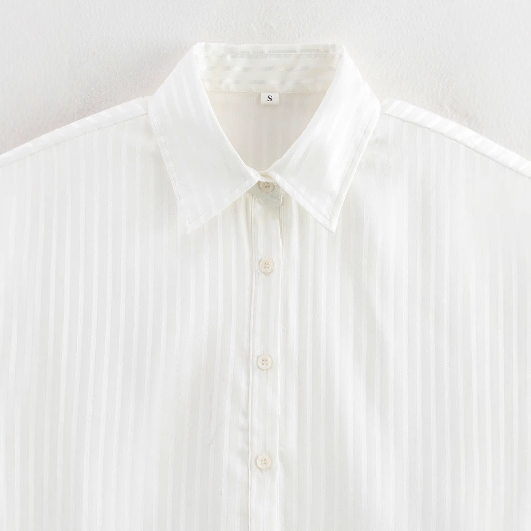 Herrskjorta Mångsidig Lång Ärme Polyester-2