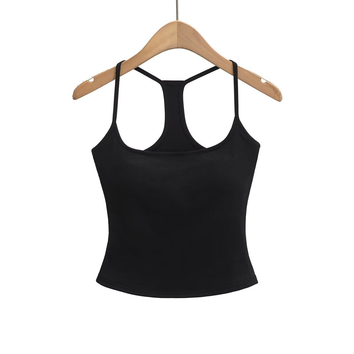 Variant image for Kvinnors Sporttopp Racerback Andningsbar Bomullsmix-9
