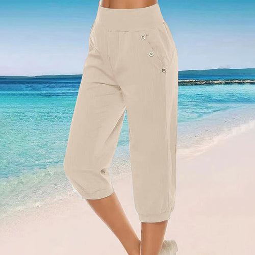Herrbyxor Casual Stil 100% Bomull Hög Kvalitet-1