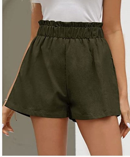 Dam Avslappningsshorts Casual Mjuk Tyg 1