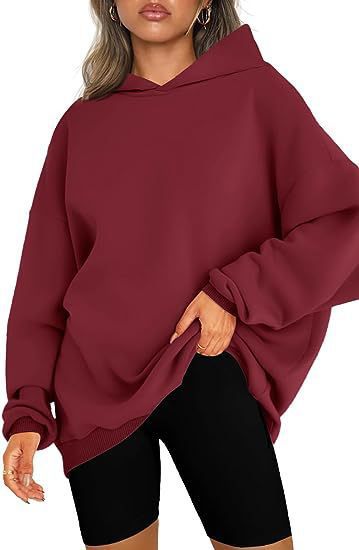 Överdimensionerad Fleecejacka Dam med Huva i Mjuk Polyester – Trendig Patchworkdesign och Långärmad Komfort 13