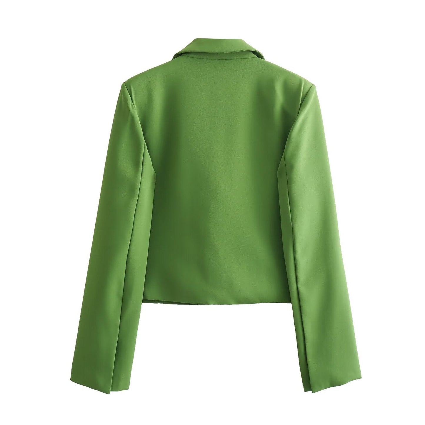 Damjacka i Polyester med Lång Ärme och Dekorativa Detaljer-2