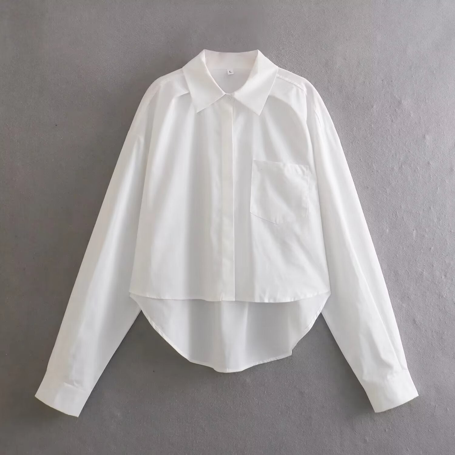 Variant image for Dam Skjorta Överdimensionerad Enfärgad 100% Bomull-1