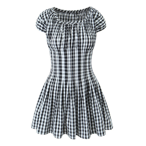 Kvinnor A-Line Klänning Kortärmad Polyester-1