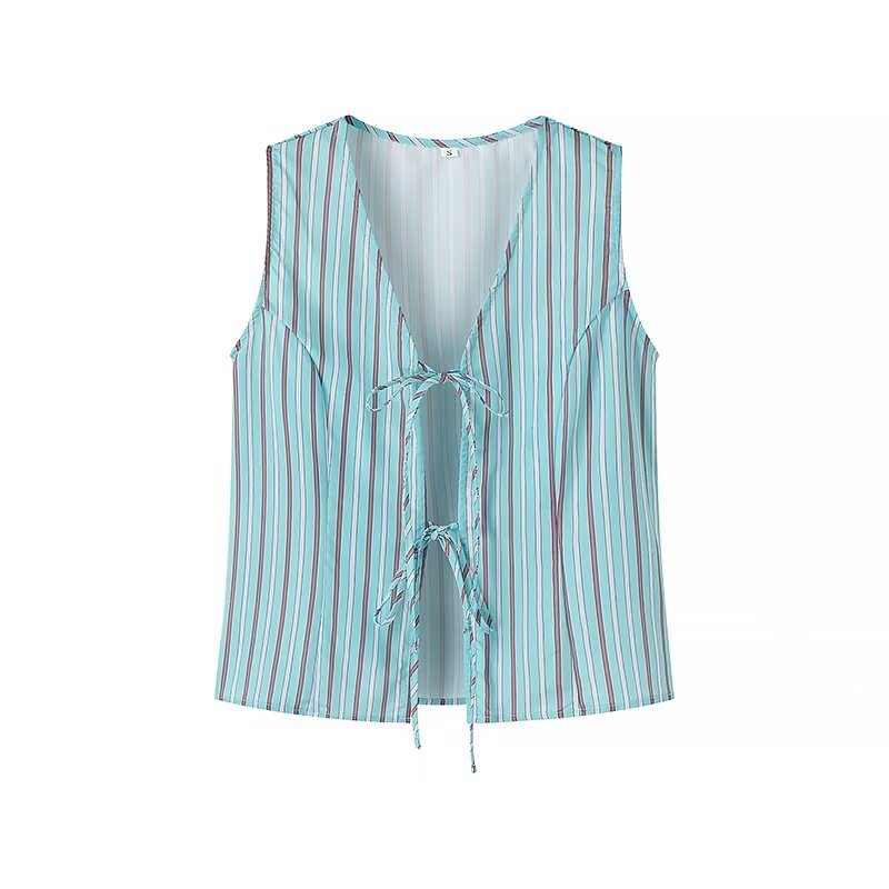 Variant image for Dam Streetwear Set Randig Kofta Polyester Långa Byxor-1