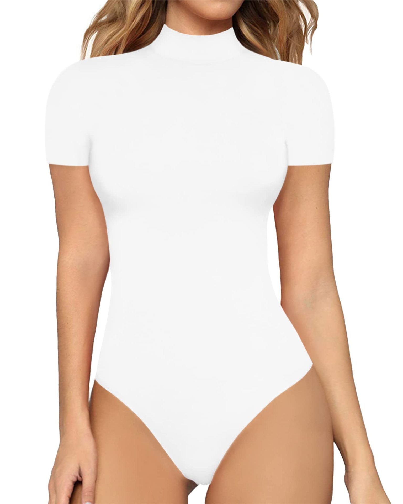 Variant image for Dam Bodysuit Hög Midja Trekvartsärmar Elastisk Blandning-6