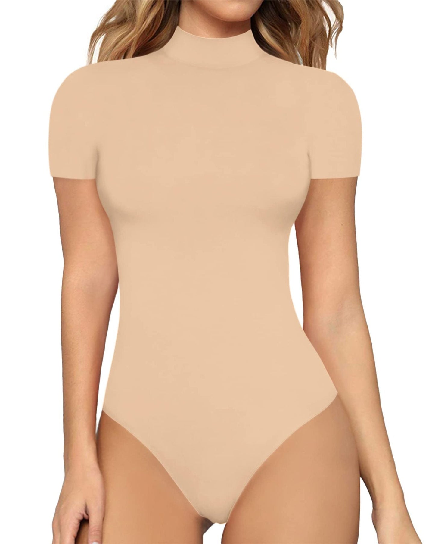 Variant image for Dam Bodysuit Hög Midja Trekvartsärmar Elastisk Blandning-16