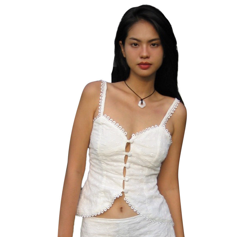 Kvinnors Bustier Topp Justerbara Bärarband Spets Detaljer Mjukt Material-6