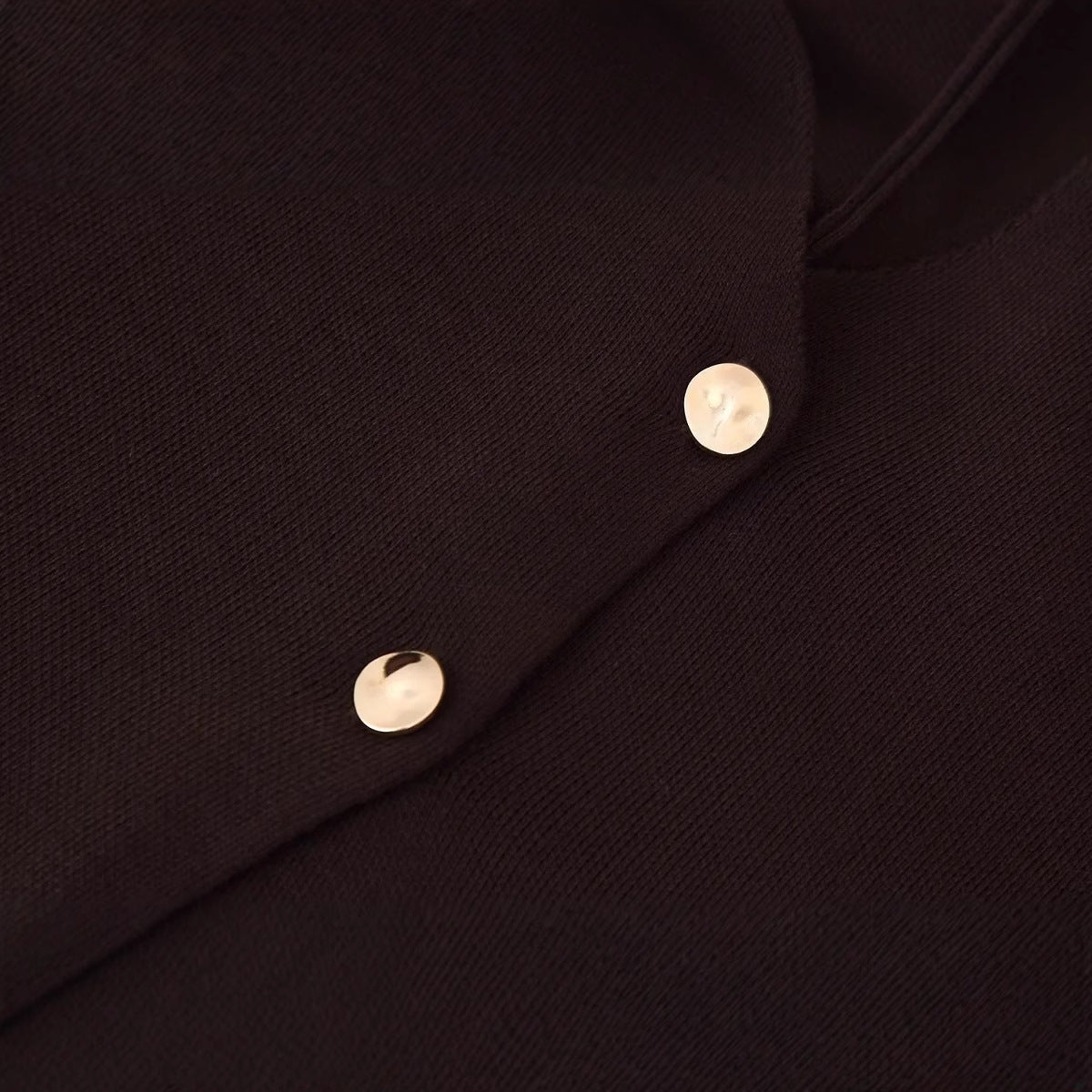 Kvinnors Cardigan V-ringning Mjuk Andningsbar Fiber med Knappdetaljer 4