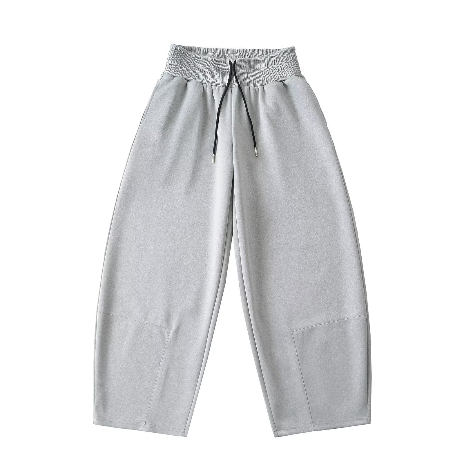 Breda Fritidsbyxor Dam med Elastisk Midja i Lätt Material - Bekväm Passform för Avkopplande Dagar 4