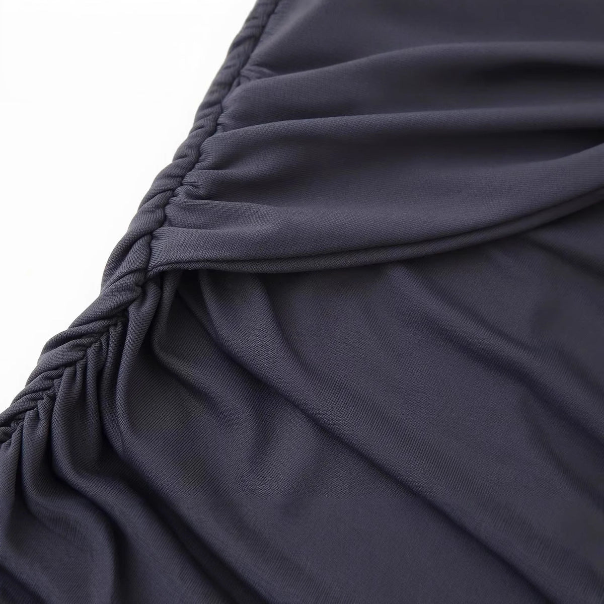 Maxiklänning Dam Wrap Design Mjuk Elastisk Tyg-4