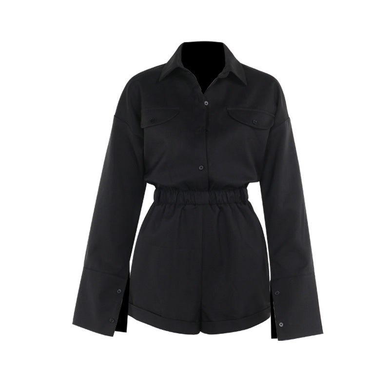 Kvinnors Shortsuit med Stora Ärmar och Avslappnad Passform – Högkvalitativt Material, Flera Storlekar S-XL 6
