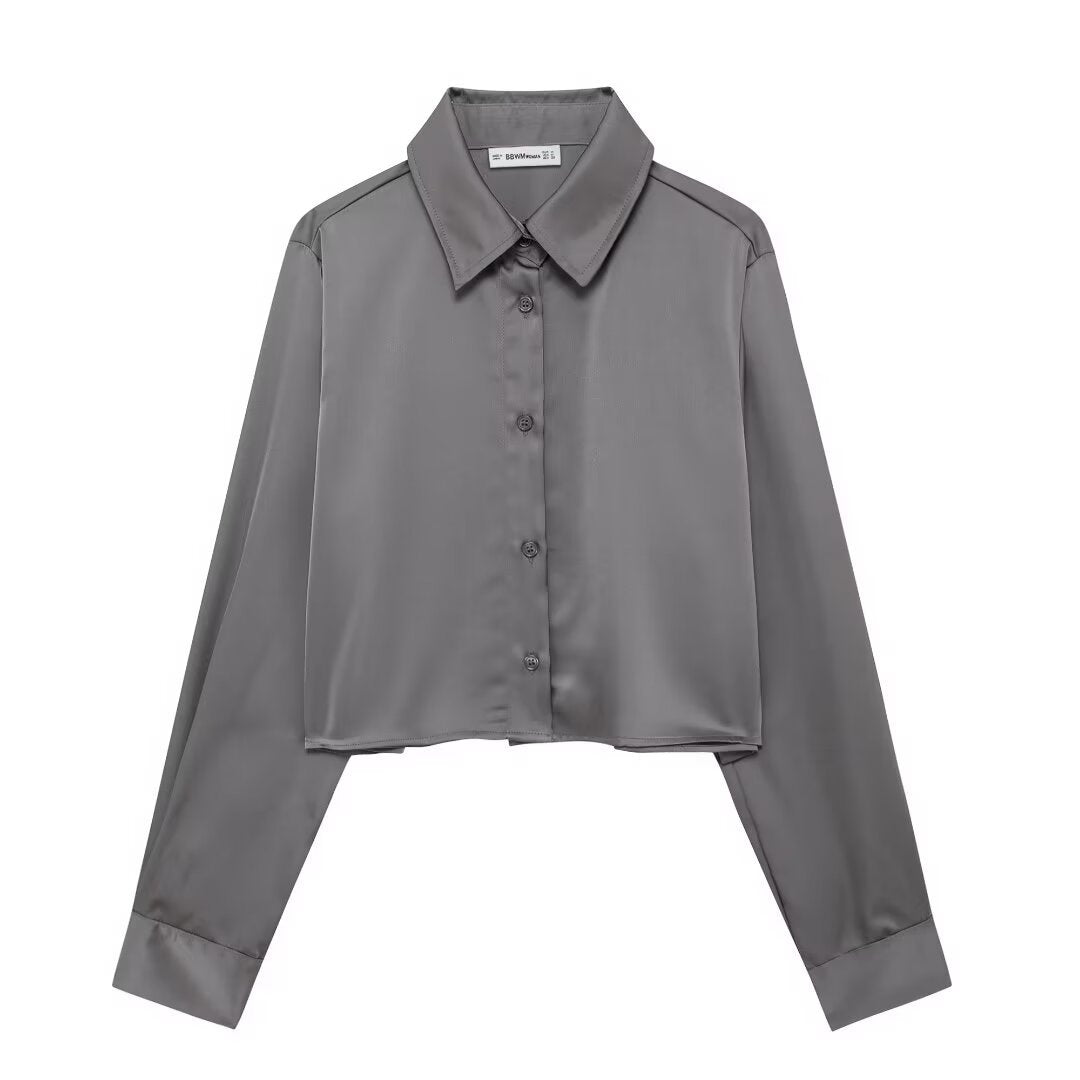 Kvinnors Fishtail Rock Set Polyester Lång Kjol och Topp-4