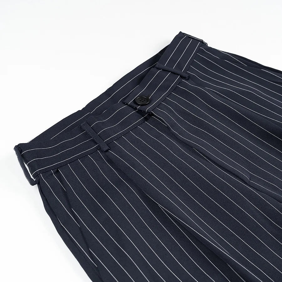 Dam Byxor Bredrandiga Andningsbart Material Lösa Ben 3