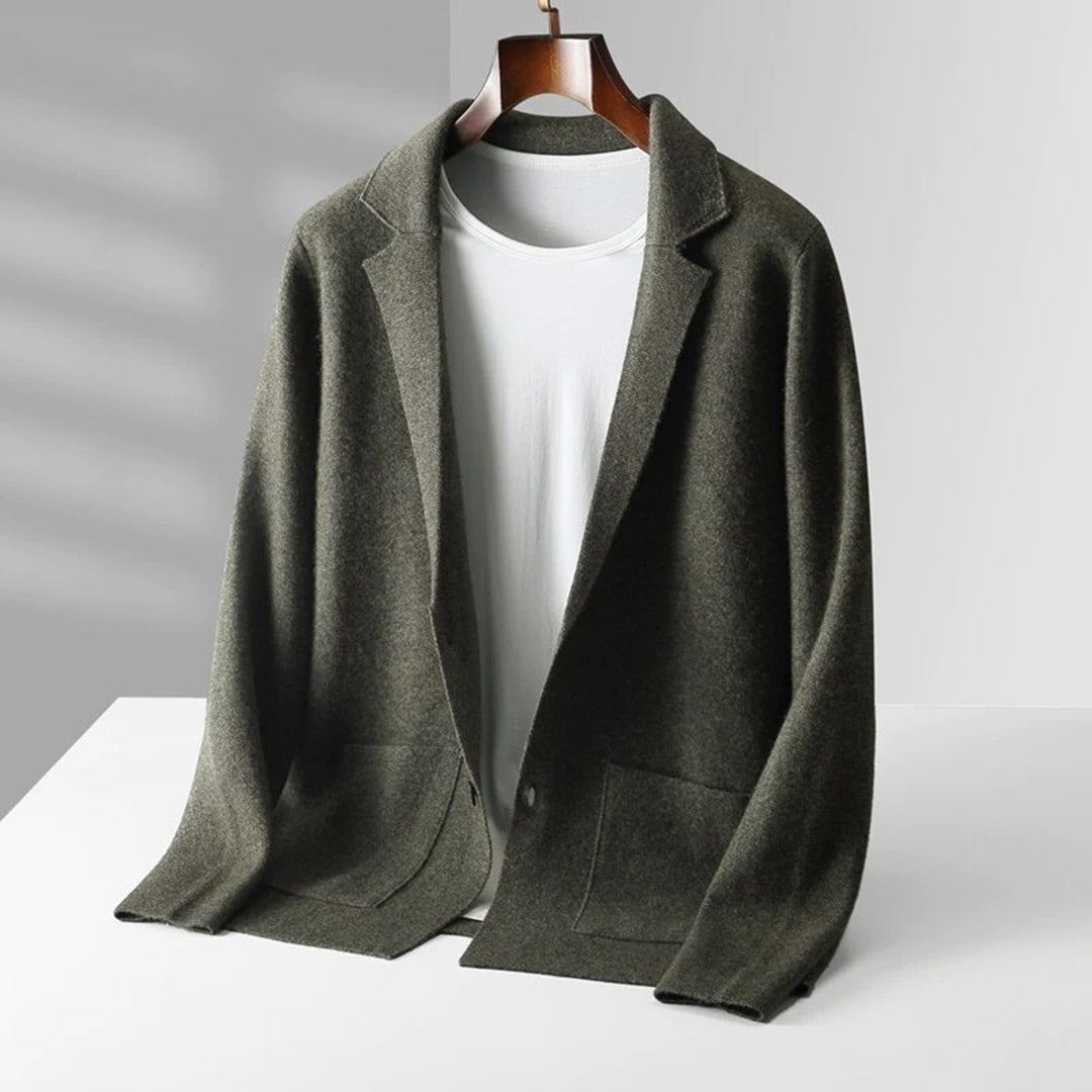 Variant image for Herr Kofta Varm Ull Plysch Elegant För Höst och Vinter-21