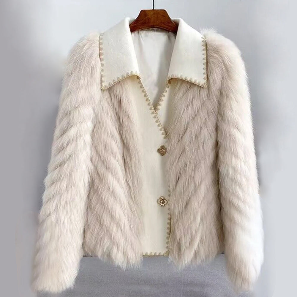 Kvinna Vintage Kappa Mysig Högkvalitativ Tyg 5