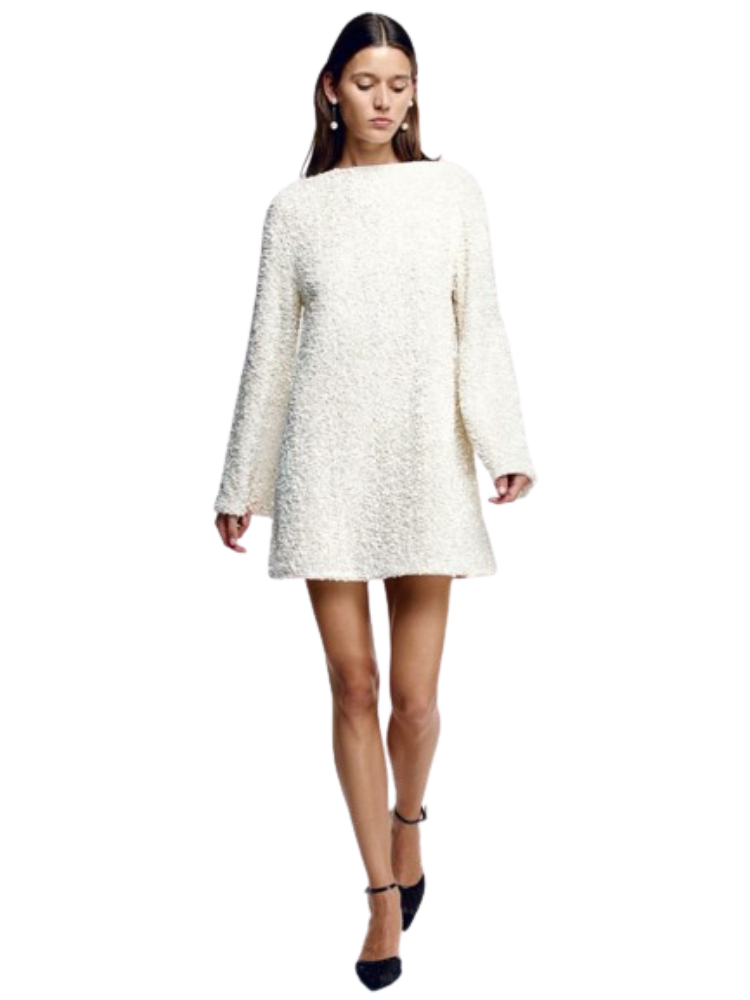 Festklänning Dam Elegant Design Polyester Elastan-5