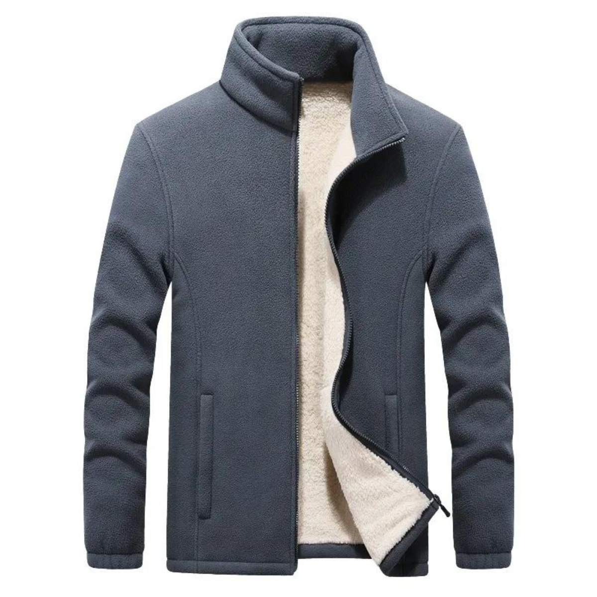 Dam Fleecejacka Tidlös Fleece Material Komfort-4
