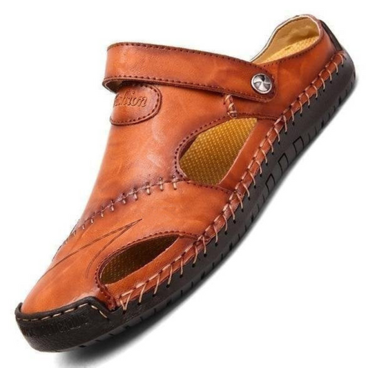 Dam Sandaler Ortopediska LÀder Justerbart Fotvalvstöd-1