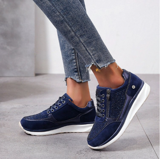 Variant image for Kvinnors Sneakers Bekväma Syntetiska Blixtlåsskor-10