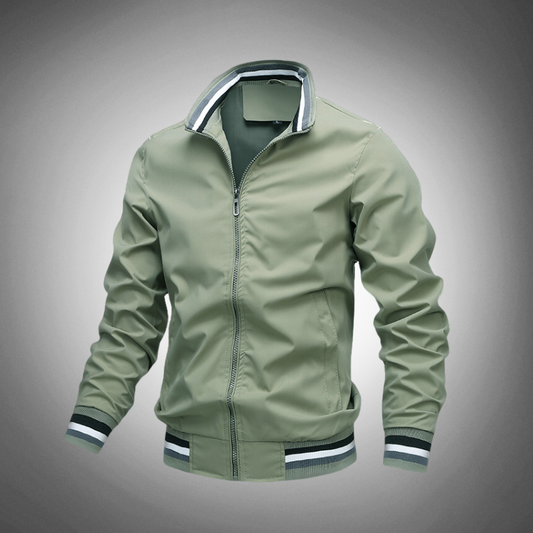 Damjacka Bomber med Ribbade Ărmar Polyester 1