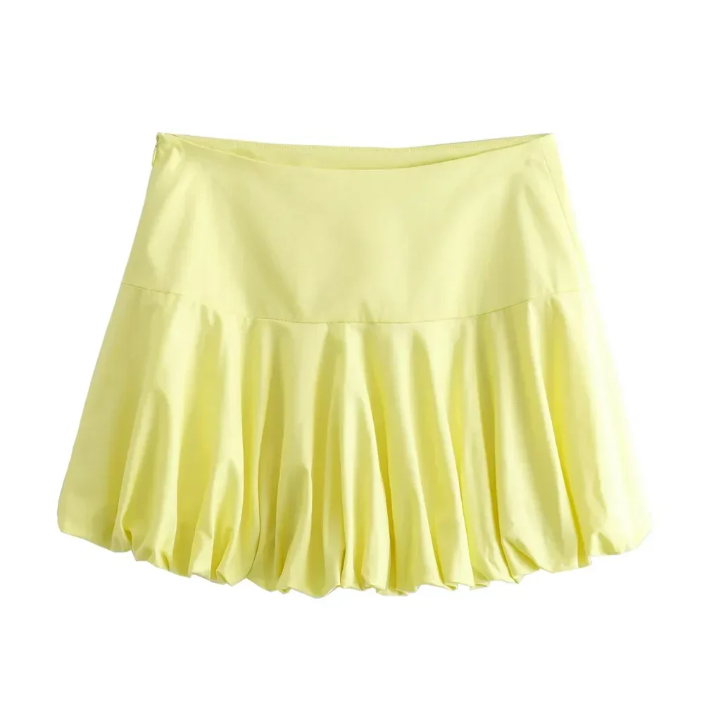 Dam Set Ärmlös Kofta Högmidjad Kjol 100% Bomull 5