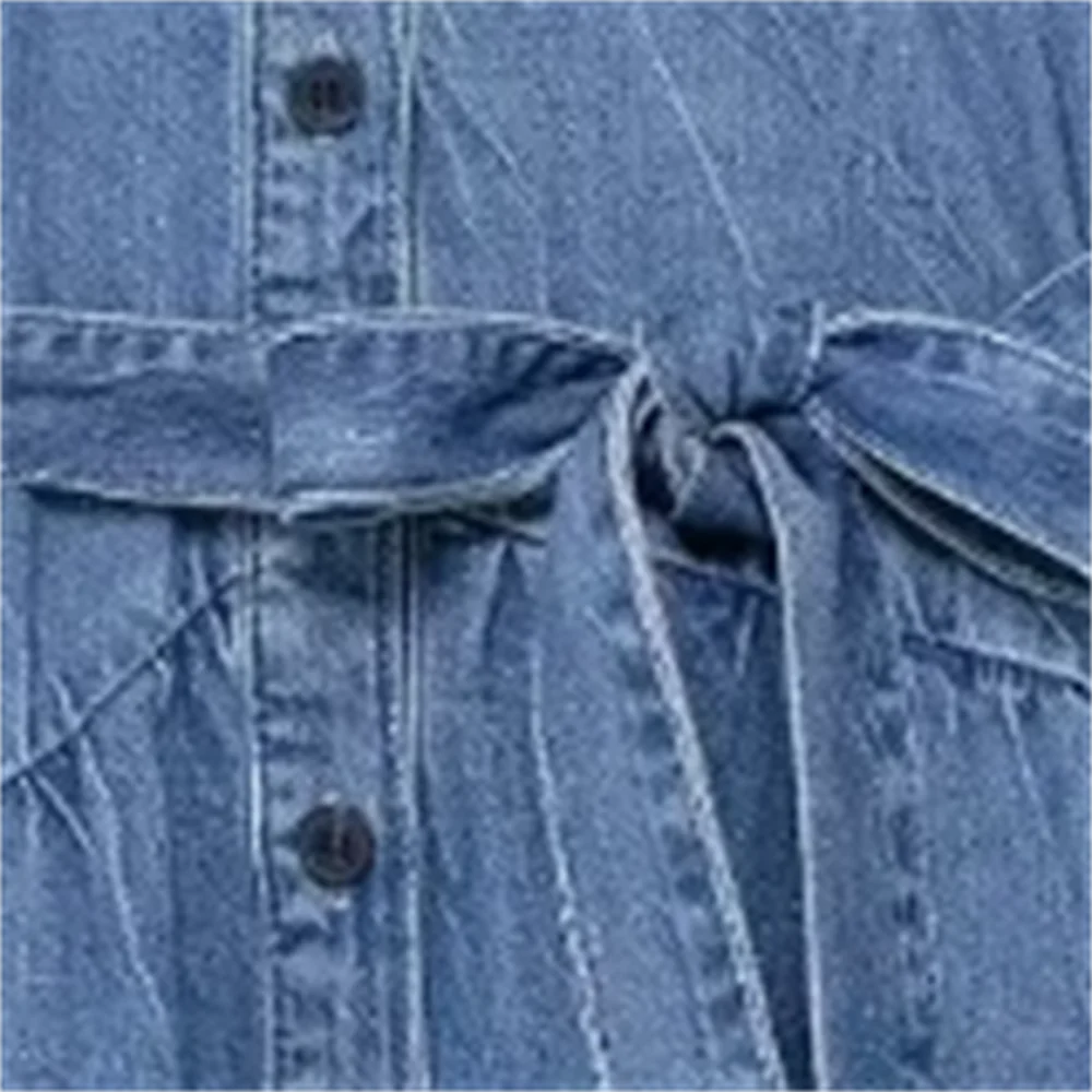 Snygga Byxor Dam Smal Passform Högkvalitativ Denim 5