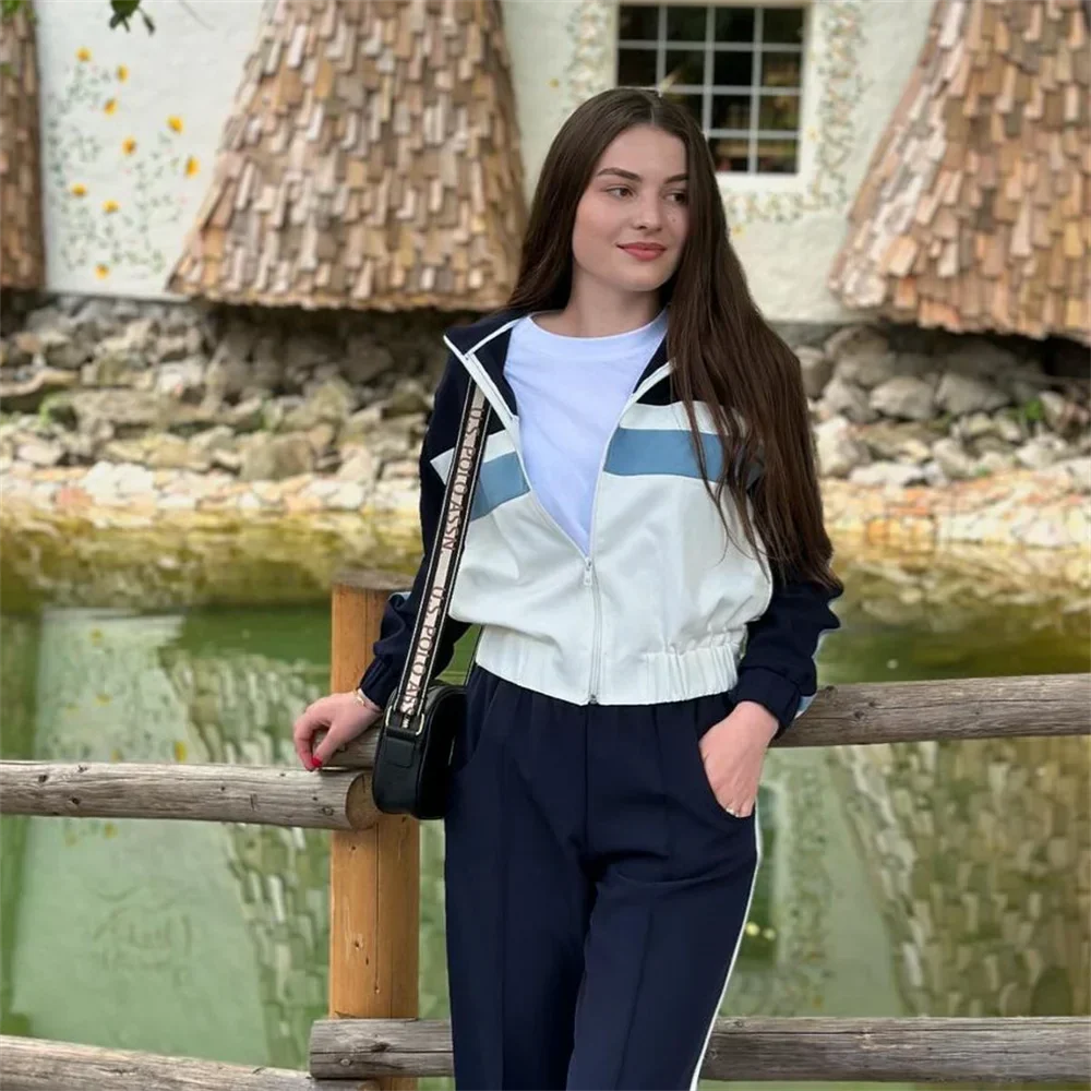 Damklänning Vintage 2-delad Polyester för Sommarens Evenemang 4