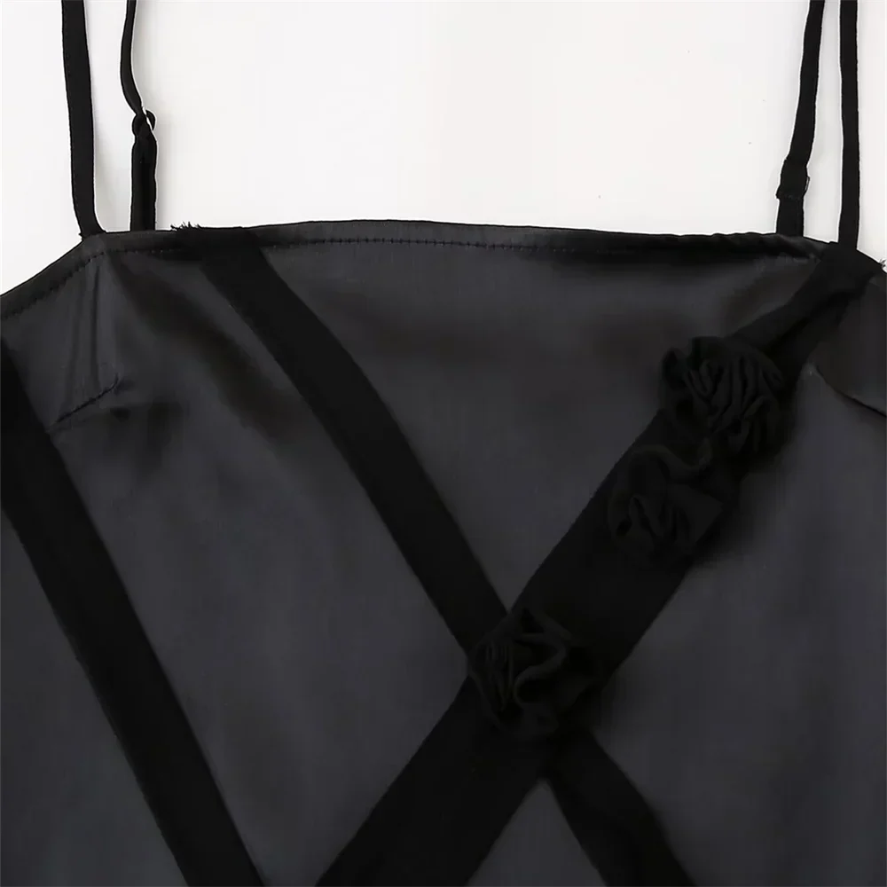 Damblus i Silkeslen Material – Elegant Sidenblus för Vardag och Fest, Normal Passform, Flera Storlekar 2