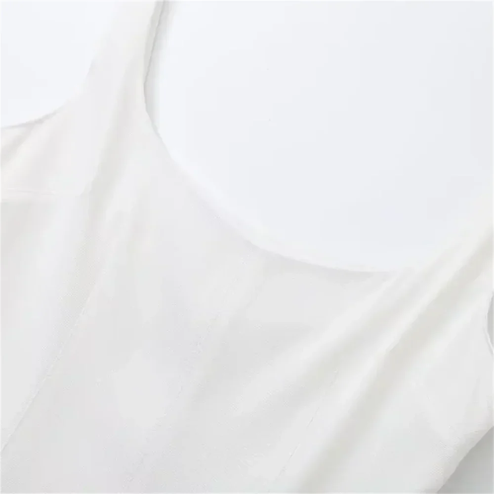 Kort Klänning Dam Elegant Polyester För Sommarfest-6