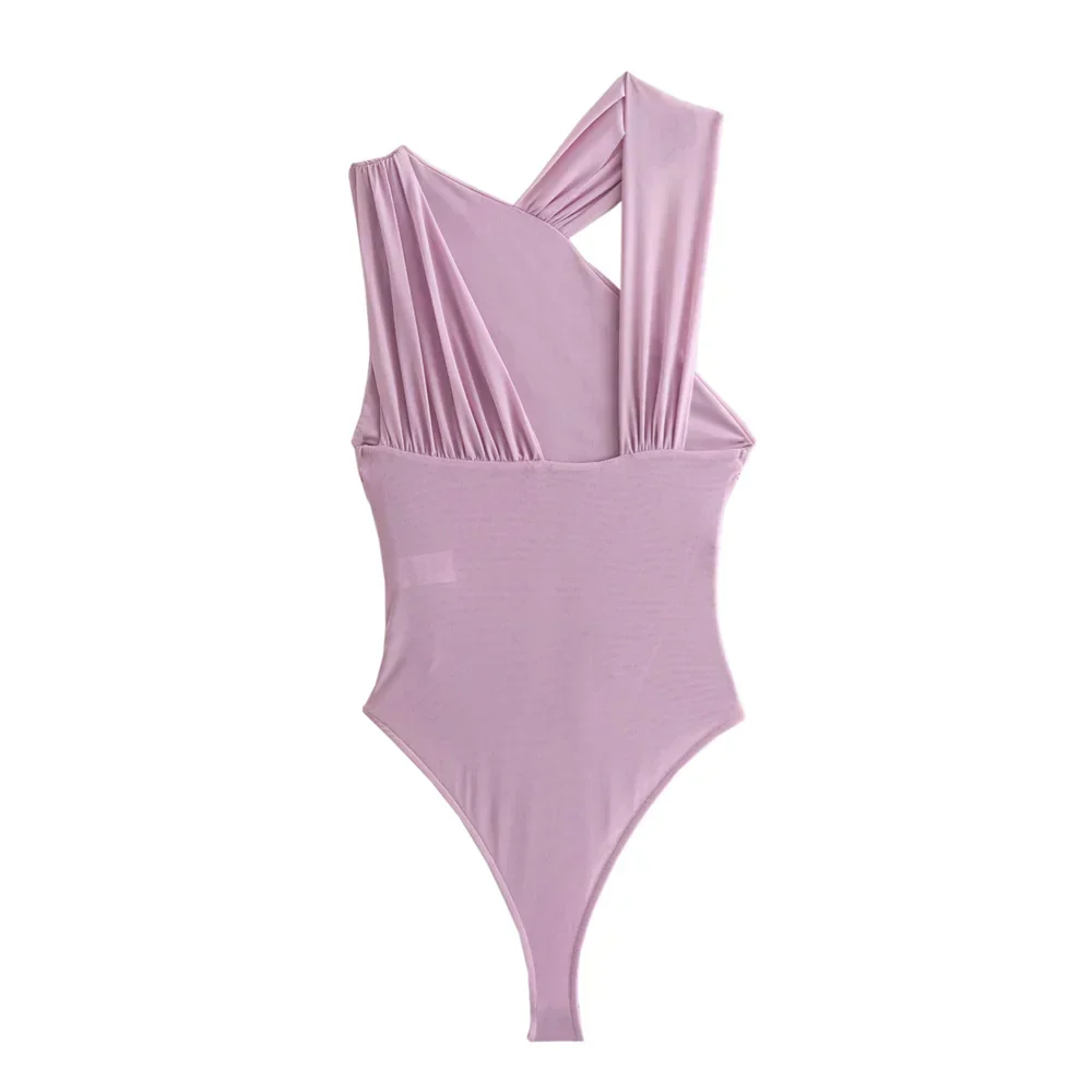 Dam Bodysuit Normal Passform Polyester Sommar-2