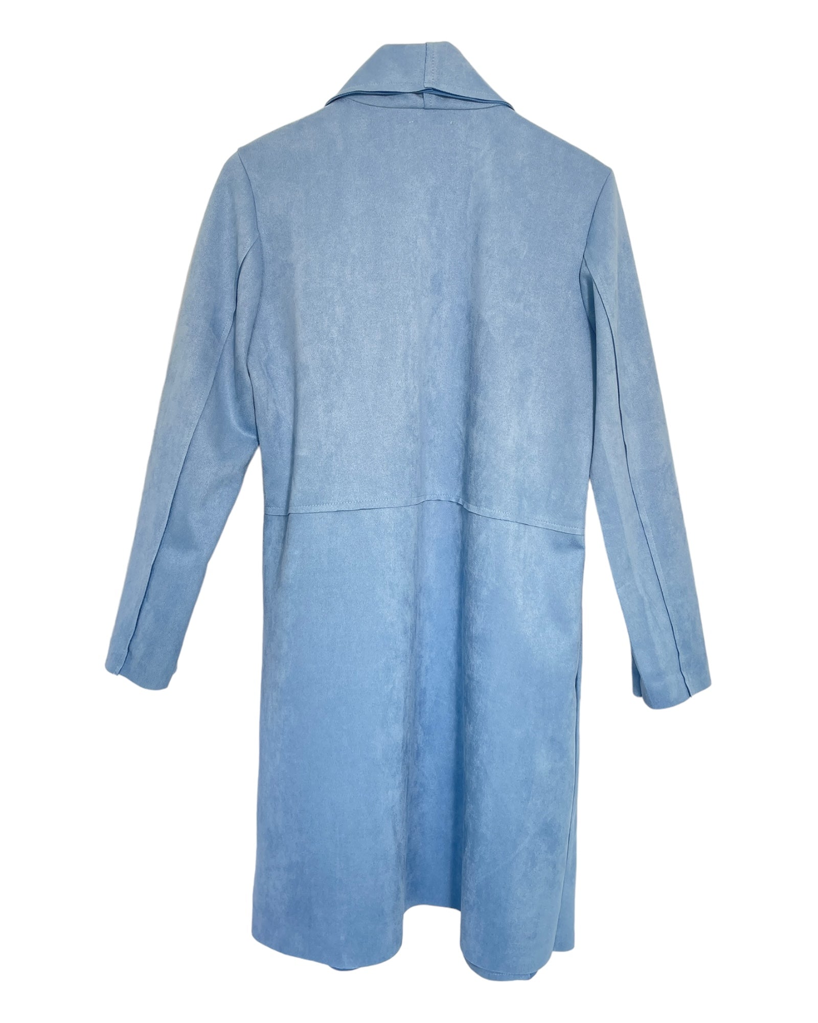 Ljusblå Dam T-shirt Basic med Fickor i Polyester – Bekväm och Stilig för Vardagsbruk 4