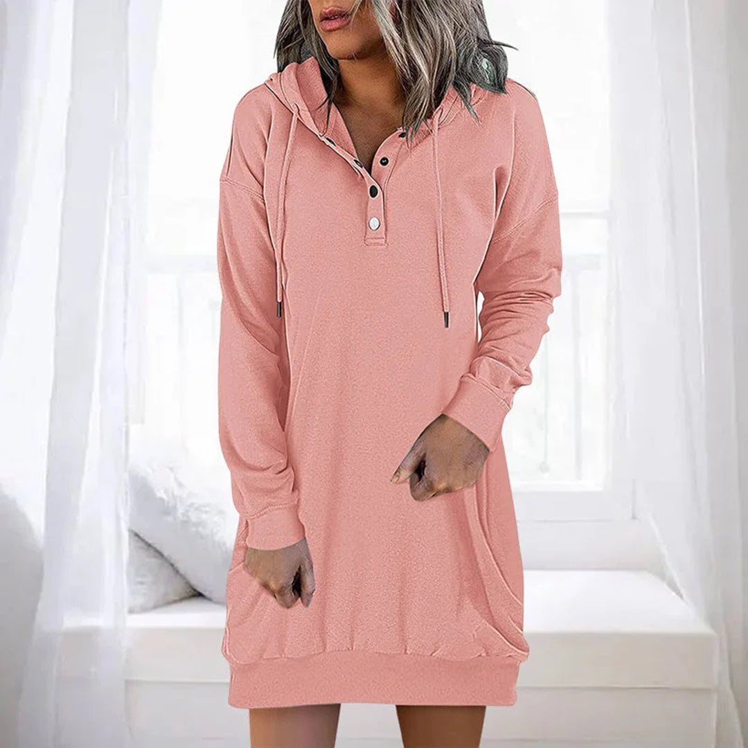 Dam Vinterklänning Elegant Polyester för Alla Tillfällen-5