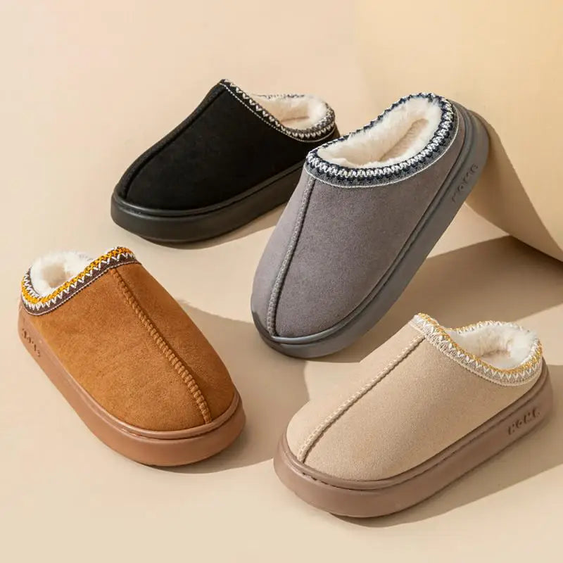 Dammode Tofflor Mjuka Slip-On Textil Komfort Inomhus-6