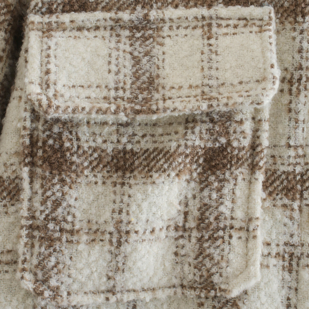 Dam Vintage Cardigan Mönster Polyester-3