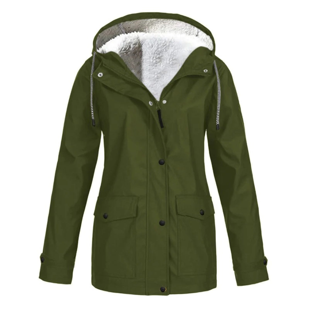 Variant image for Dam Fleecejacka Halvlång Vattenavvisande Fleece med Justerbar Passform-78