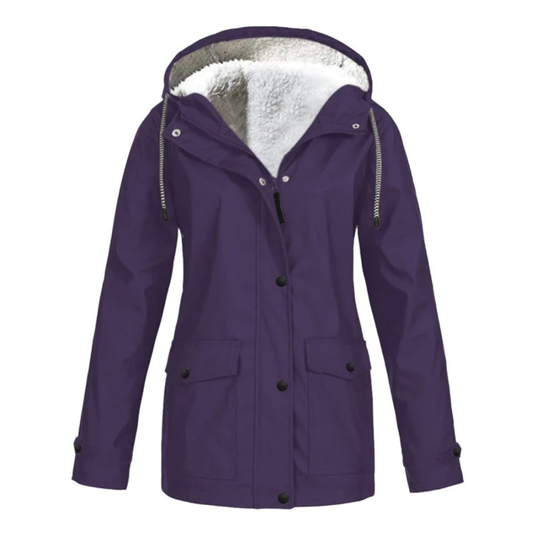 Variant image for Dam Fleecejacka Halvlång Vattenavvisande Fleece med Justerbar Passform-50