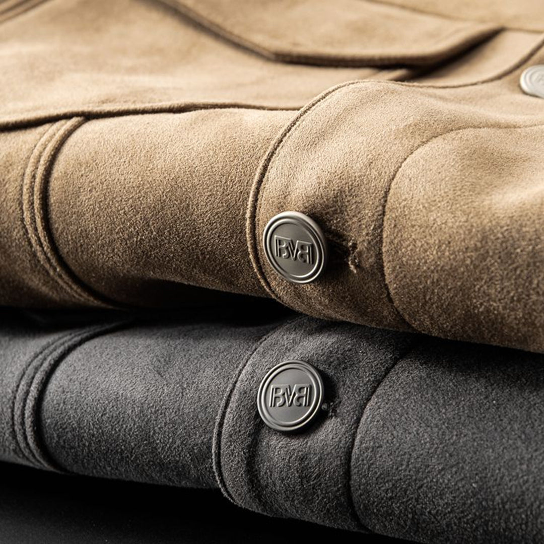 Herrjacka Modern Design Första Klass Material Mångsidig 6