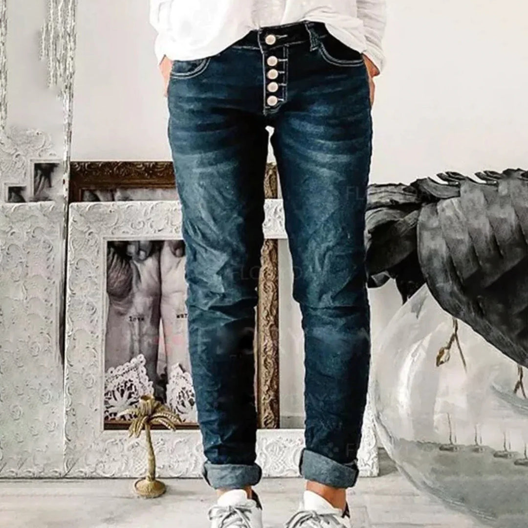 Jeans Dam Slim Fit Stretch Denim 1
