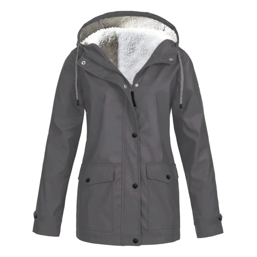Variant image for Dam Fleecejacka Halvlång Vattenavvisande Fleece med Justerbar Passform-1
